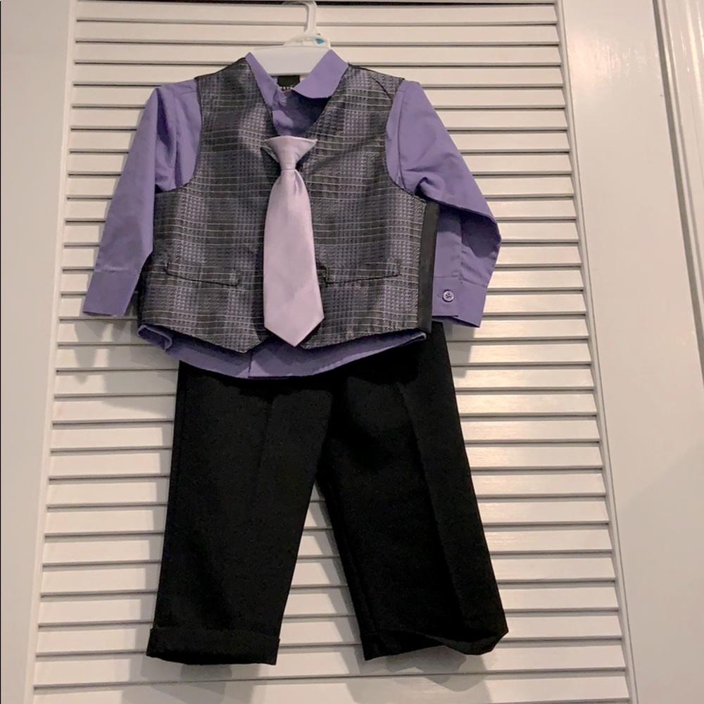 Adorable 4 piece purple suit by retro